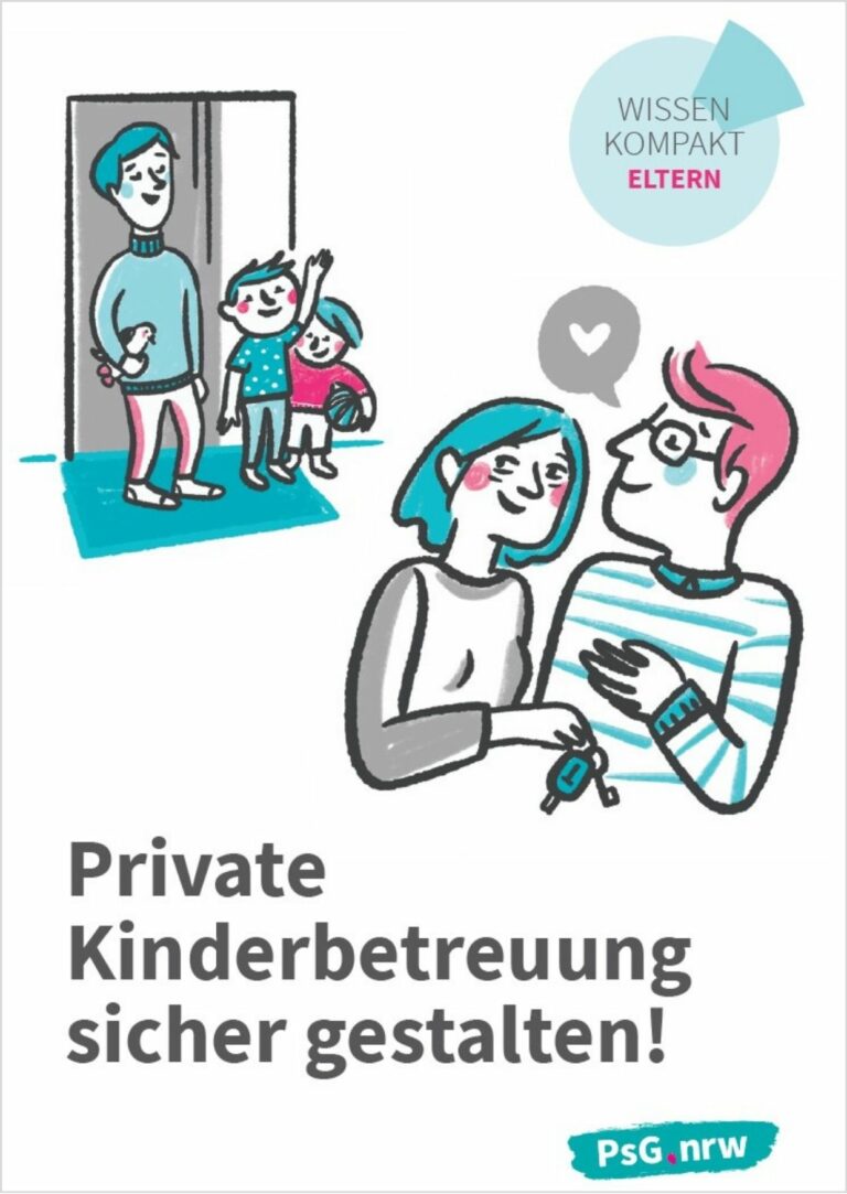 Private Kinder­betreuung Sicher Gestalten Neue Broschüre Für Eltern Und Erziehende