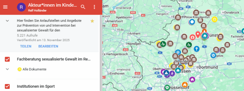 Landkarte Akteur*innen im Kinder- und Jugendschutz