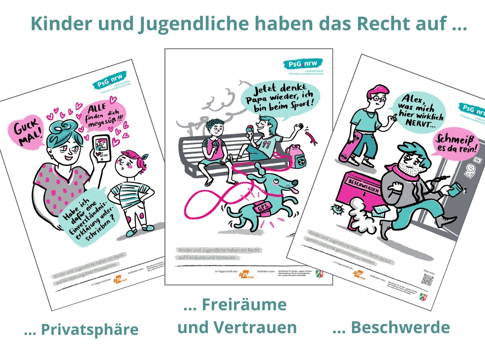Kinder und Jugendliche haben das Recht auf Privatsphäre ... Freiräume und Vertrauen ... Beschwerde